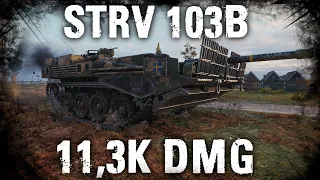 Strv 103B - 11,3K Damage - 6 Kills - World of Tanks