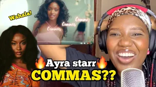 AYRA STARR  Is Bringing The Heat! | Ayra Starr - Commas | Reaction