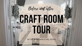 Craft Room Tour! 😱 Setup and Organizing Ideas! My First ever craft room tour! 2022!