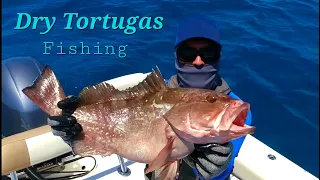 Solo Deep Sea Fishing at Dry Tortugas in a Small Crooked PilotHouse boat