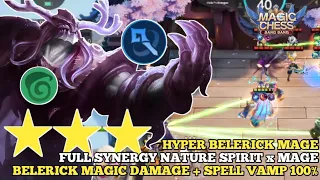 HYPER BELERICK MAGE🔥Full Magic Damage + Spell Vamp 100%‼️ Magic Chess 2024