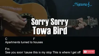 Towa Bird - Sorry Sorry Guitar Chords Lyrics