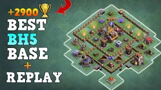 Builder Hall 5 Base 2020 / BH5 Builder Base + Replay / CoC Anti 2 Star Base Layout / Clash of Clans