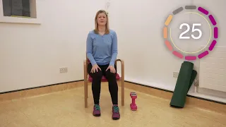 Five lower body chair exercises 15 minutes