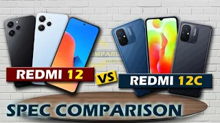 SPECIFICATION COMPARISON : XIAOMI REDMI 12 VS XIAOMI REDMI 12C