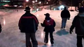 Skating at the Lake Placid Olympic Oval