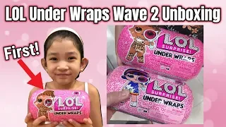 LOL SURPRISE UNDER WRAPS Wave 2 Series 4 FIRST OPENING UNBOXING