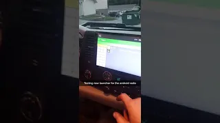 Android radio new launcher test