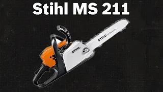 Benzin-Kettensäge Stihl MS 211 | TEST | Deutsch