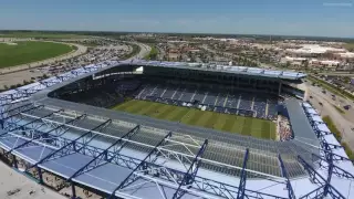 Sporting KC VS LA Galaxy! - DJI Phantom 4 Drone Footage!