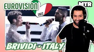 Italy Eurovision 2022 Reactionalysis (reaction) - Music Teacher analyses the Italian Entry (Brividi)
