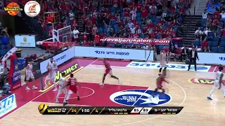 Jehyve Floyd Points in Hapoel Jerusalem vs. Hapoel Galil-Gilboa