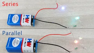 Series Parallel Connection of LEDs - Simple Project Tutorial