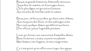 Malherbe (François de)  : SONNET - Beaux et grands bâtiments d'éternelle structure,