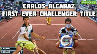 Carlos Alcaraz First Challenger Title 🏆 17 Years Old