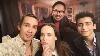 The Umbrella Academy Interview: Ellen Page, Robert Sheehan, Aidan Gallagher