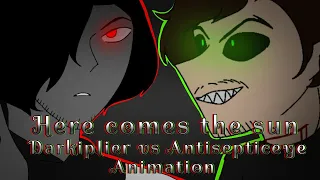 Darkiplier vs Antisepticeye Fight Animation - Here comes the sun