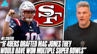 NFL Staffer Says 49er's Biggest Miss Was Not Drafting... Mac Jones?! | Pat McAfee Reacts