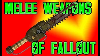 Melee Weapons of Fallout Part 1