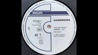 Serge Gainsbourg "You're under arrest" (Remix) 1987 Philips