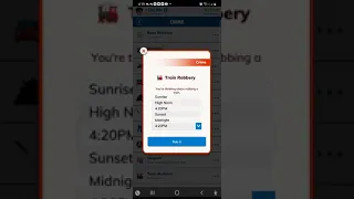 How to rob a train (bitlife)