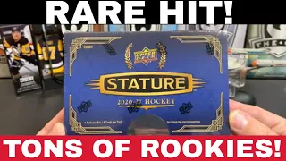 Rare HIT! Opening up a Box of 2020-2021 Upper Deck Stature Hockey!