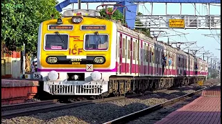 ICF Chennai Made Modern MEDHA EMU TRAIN accelerate terrifically | HWH-BWN Chord Line EMU Local Train