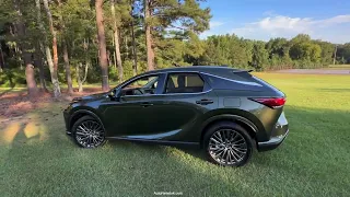 Best Detailed Walkaround 2023 Lexus RX350h Luxury AWD Review and POV Test Drive
