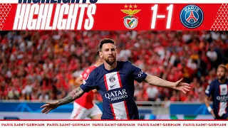 HIGHLIGHTS | BENFICA 1-1 PSG | MESSI ⚽️