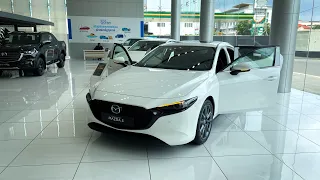 The 2023 Mazda 3 Fastback Full - White Color | Interior & Exterior Details | ( Keari Auto )