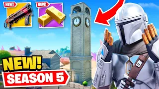 EVERYTHING *NEW* in Fortnite SEASON 5! (Tilted Towers, Weapons + MORE)