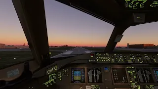 Boeing 777 Landing at Aeroparque Jorge Newbery