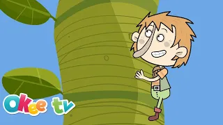 Funny cartoons for kids | 100 MPH - Jack and the Beanstalk | Okee TV