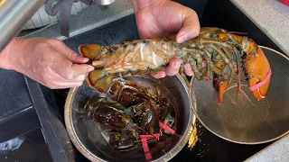 Do This Critical Step Before Cooking Lobsters! How to Clean, Prep, Cut, Crack Boston Lobsters