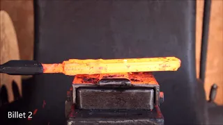 Giant San-Mai Chef Knives PART 1: Forging On The Power Hammer