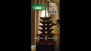 Building a Pagoda | 3D Puzzle Time-lapse | DIY Japan |