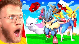 Random LUCKY BLOCKS Decide GOD STARTER POKEMON In MINECRAFT!