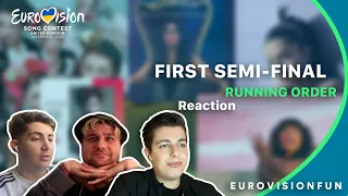 Eurovisionfun Reacts to Eurovision 2023 ''First Semi-Final Running Order" | Eurovisionfun