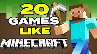 TOP 20 BEST Games Like Minecraft For Android & iOS | Crafting Games