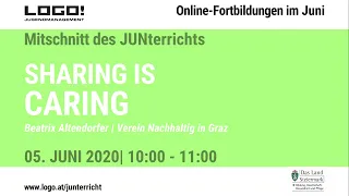 LOGO-Junterricht: Sharing is Caring - Nachhaltigkeit mit Jugendlichen