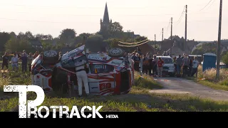 Huge Crash Stephane Lefebvre - Loris Pascaud Ypres Rally 2023