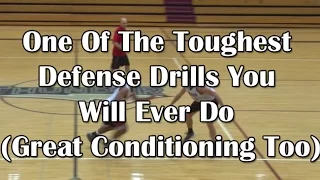 One Of The Toughest Defense Drills You Will Ever Do (Great Conditioning Too) - Man In The Hole