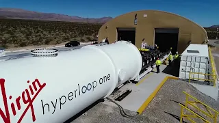 Hyperloop Saudi Arabia Train Full Speed Test 1200 km⧸h