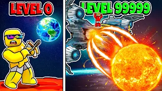 LEVEL 1 to LEVEL 99999 in DESTROYING PLANETS Roblox