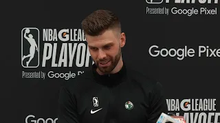 Blaine Mueller Postgame Press Conference (Eastern Conference Finals 99-77 win over Long Island Nets)