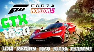 GTX 1650 | I5 3570 | Forza Horizon 5 | All Settings | Gameplay Test | FPS Test