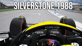 This is what Silverstone looked like in 1988