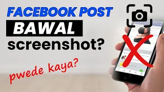 Facebook Can't Take Screenshot Due to Security Policy