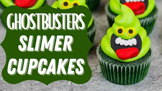 Ghostbusters Slimer Cupcakes | CHELSWEETS