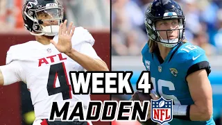 Falcons vs Jaguars - Madden Week 4 Simulation (2023)